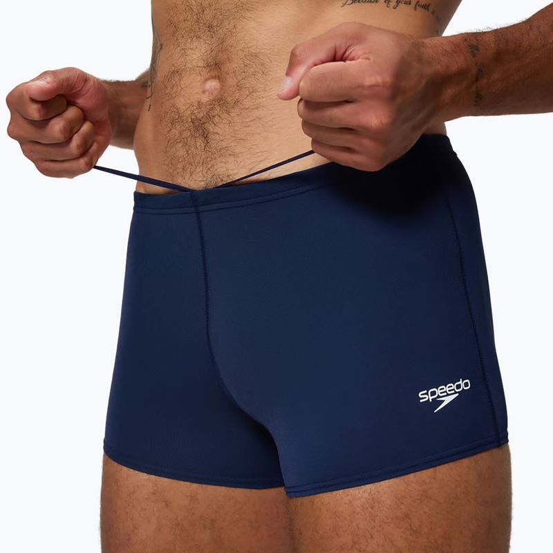 Boxeri de înot pentru bărbați Speedo Endurance+ Logo Aquashort peacoat 4