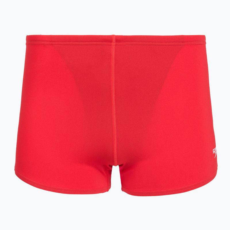 Boxeri de baie pentru bărbați Speedo Endurance+ Logo Aquashort high risk red