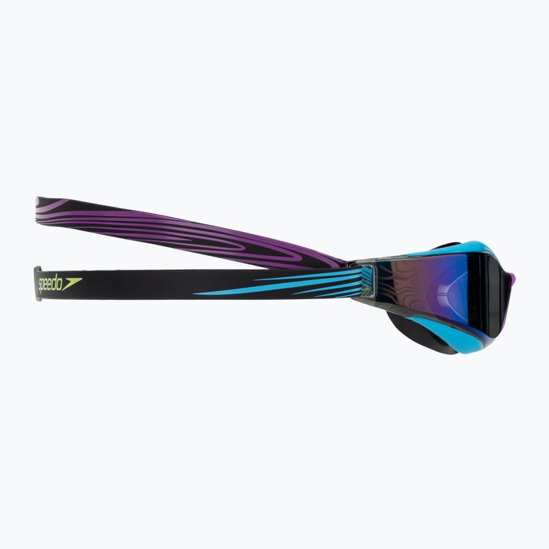 Ochelari de înot Speedo Fastskin Hyper Elite Mirror mayan blue/smoke/tropical horizon 3
