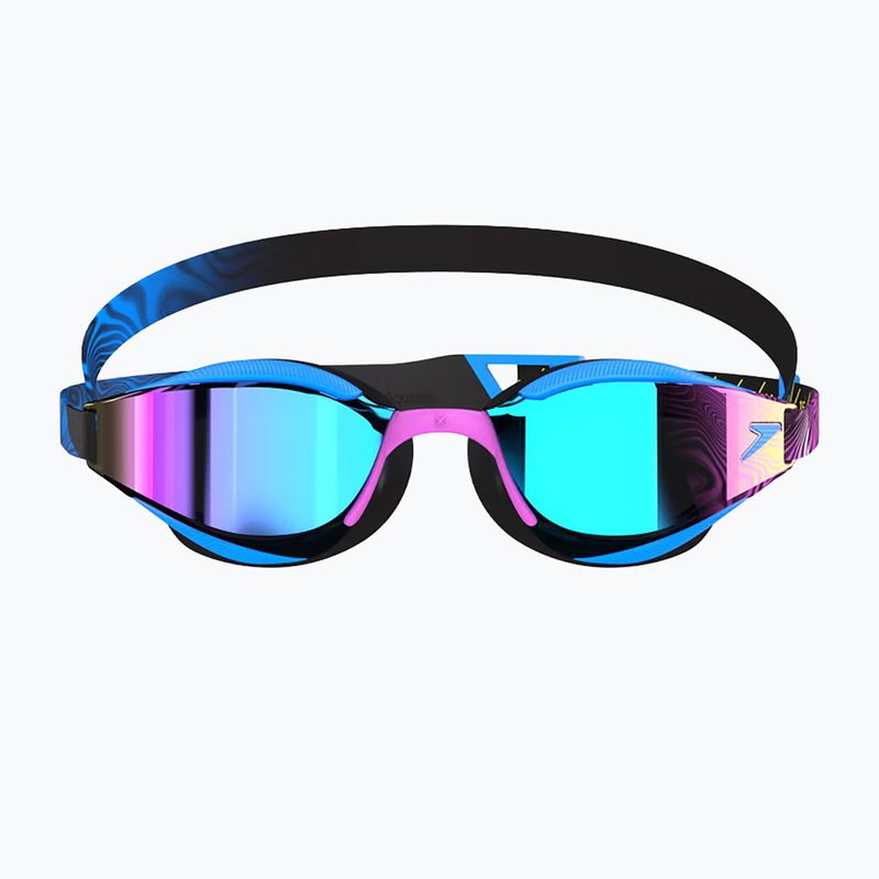 Ochelari de înot Speedo Fastskin Hyper Elite Mirror mayan blue/smoke/tropical horizon 2