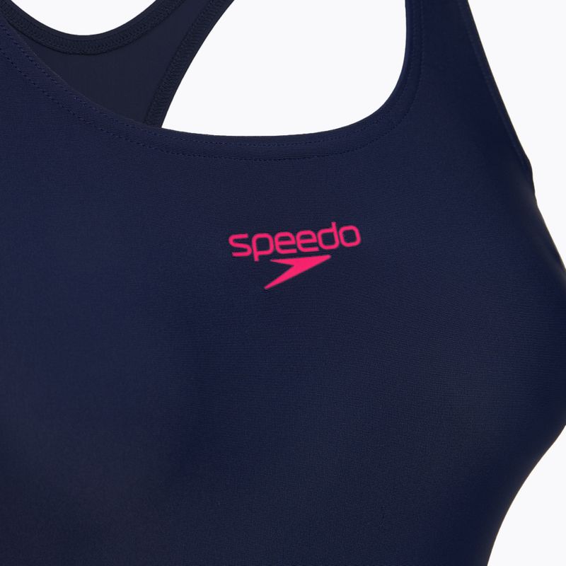 Costum de baie întreg pentru femei Speedo Colourblock Splice 2.0 peacoat/pink 5