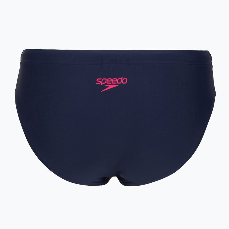 Costum de baie întreg pentru femei Speedo Colourblock Splice 2.0 peacoat/pink 7