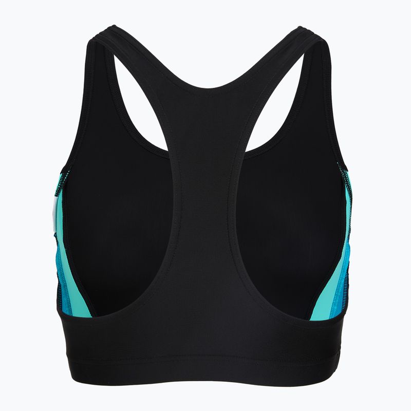 Costum de baie întreg pentru femei Speedo Colourblock Splice 2.0 anthracite/mayanblue 4