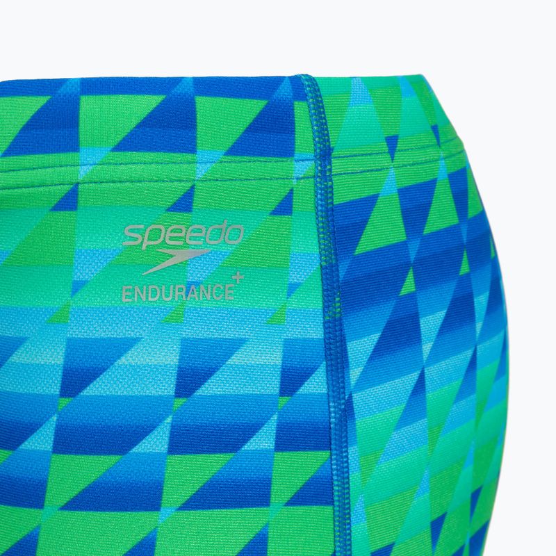 Boxeri de înot pentru bărbați Speedo ML cu imprimeu slip 13.5 cm triunghiuri matlasate/lagoon blue 4