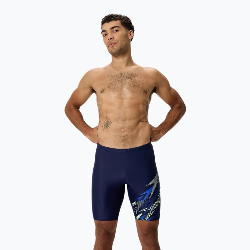 Jammer-uri de baie pentru bărbați Speedo Medley Logo Jammer peacoat/deep sapphire 5