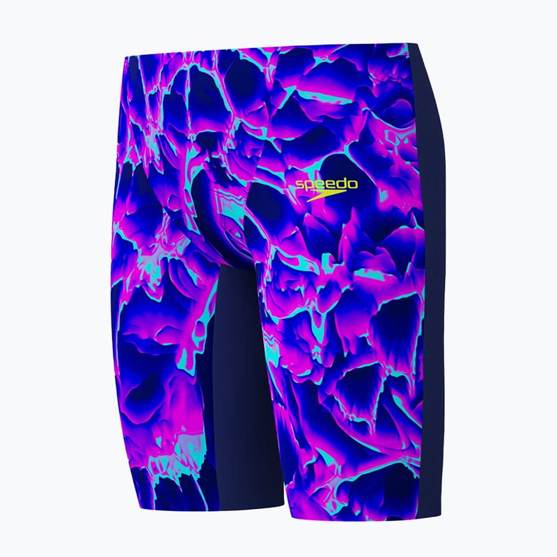 Jammer-uri de înot pentru copii Speedo Fastskin Endurance+ Max High Waisted Jammer cave current/jelly 3