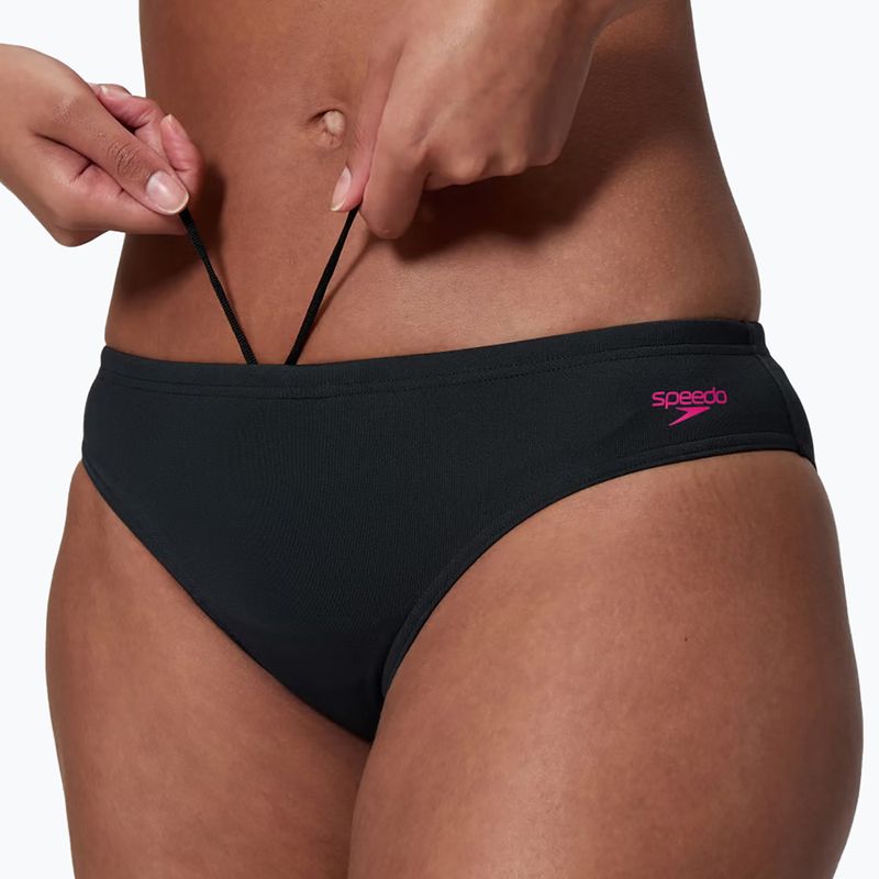 Costum de înot din două piese pentru femei Speedo Hyperboom Butterfly Back anthracite/margarita pink 5