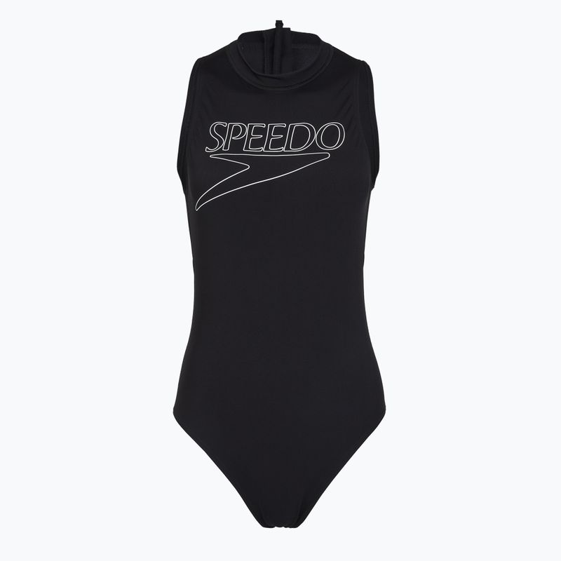 Costum de baie întreg pentru femei Speedo Endurance+ Logo Hydrasuit anthracite 3