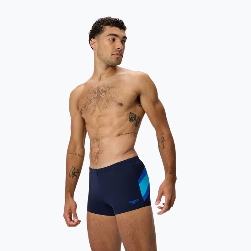 Boxeri de înot pentru bărbați Speedo Hyperboom Aquashort peacoat/deep sapphire 3