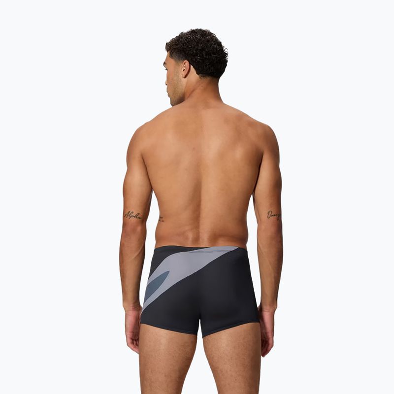 Boxeri de înot pentru bărbați Speedo Hyperboom Aquashort anthracite/coin grey 2