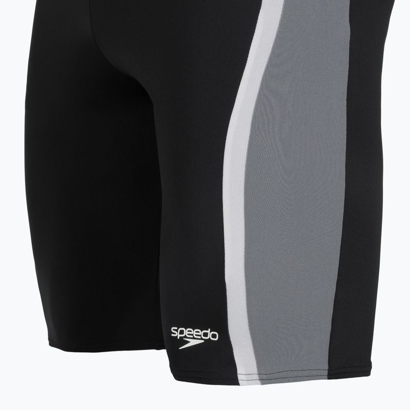 Jammer-uri de înot pentru bărbați Speedo Solid Splice Jammer Anthracite/Lead Grey 4