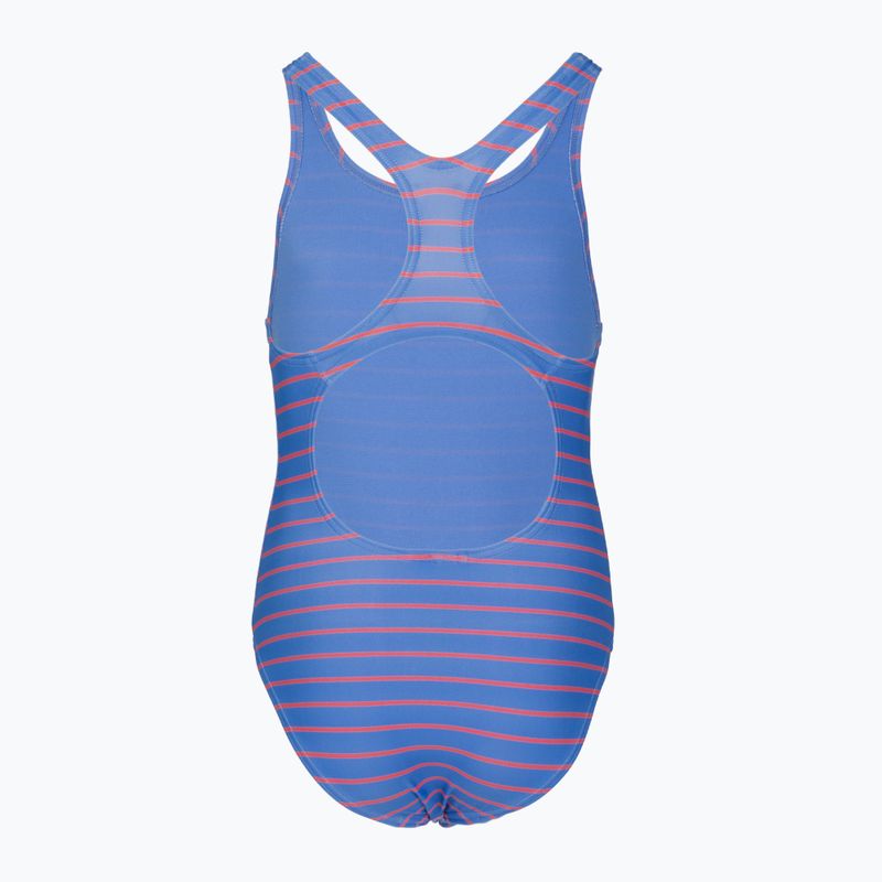 Costum de baie întreg pentru copii Speedo Stripe Print Medalist periwinkle blue 2
