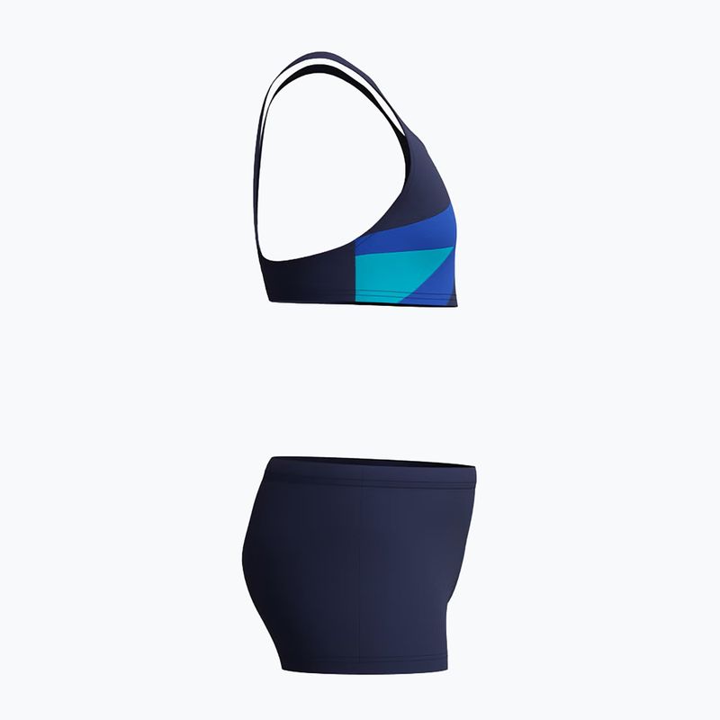 Costum de baie din două piese pentru copii Speedo Hyperboom Butterfly Back peacoat/deep sapphire 5