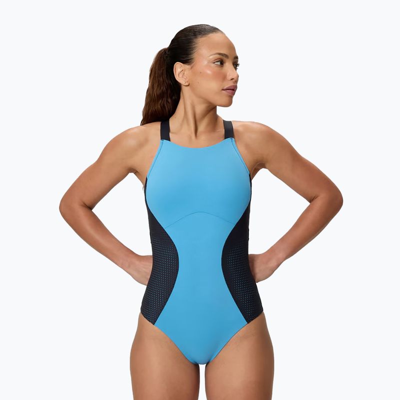 Costum de înot întreg pentru femei Speedo Sculpture High Neck Contour