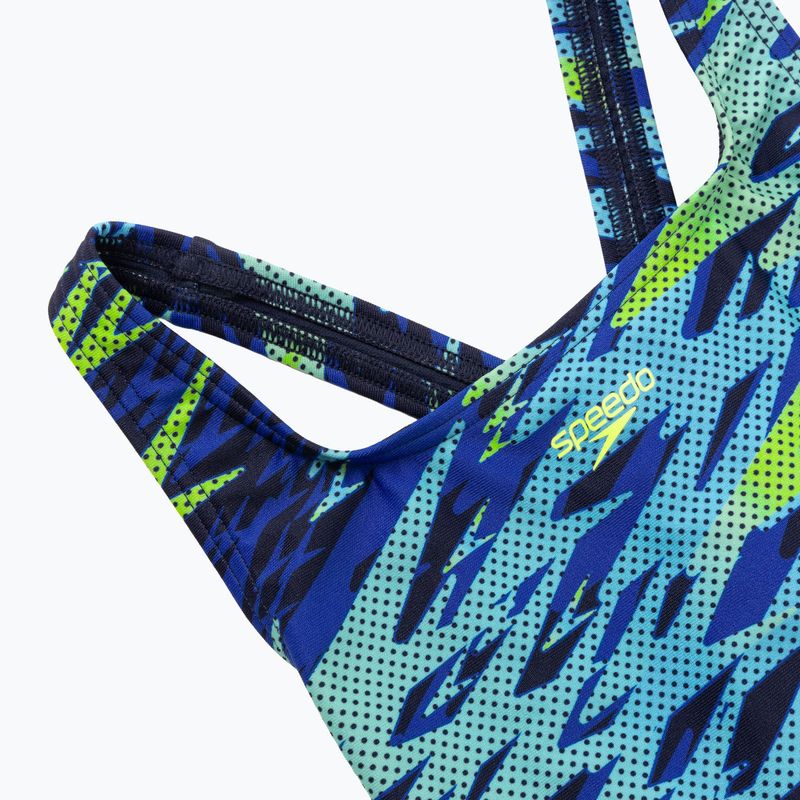 Costum de baie întreg pentru femei Speedo Hyperboom Print Medalist peacoat 8