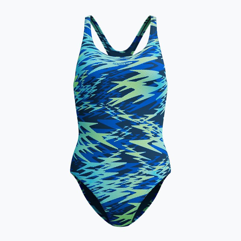 Costum de baie întreg pentru femei Speedo Hyperboom Print Medalist peacoat 6