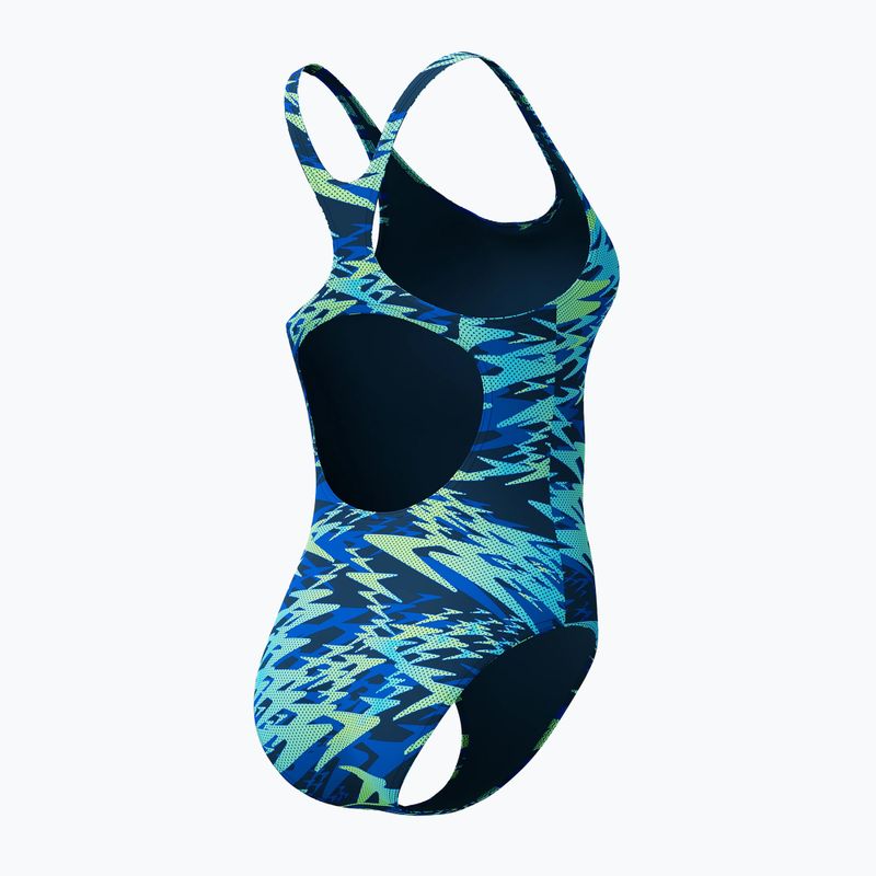Costum de baie întreg pentru femei Speedo Hyperboom Print Medalist peacoat 8
