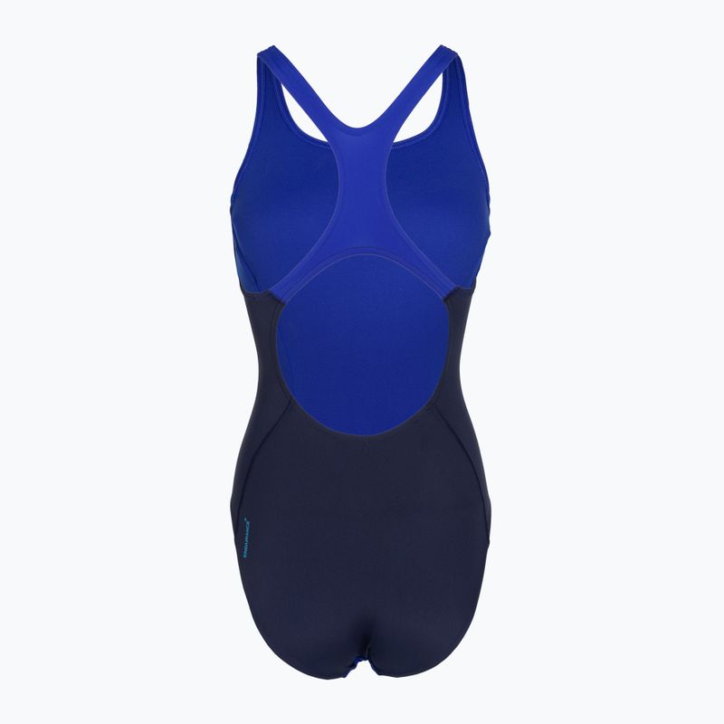 Costum de baie întreg pentru femei Speedo Solid Splice Medalist sapphire/peacoat 2