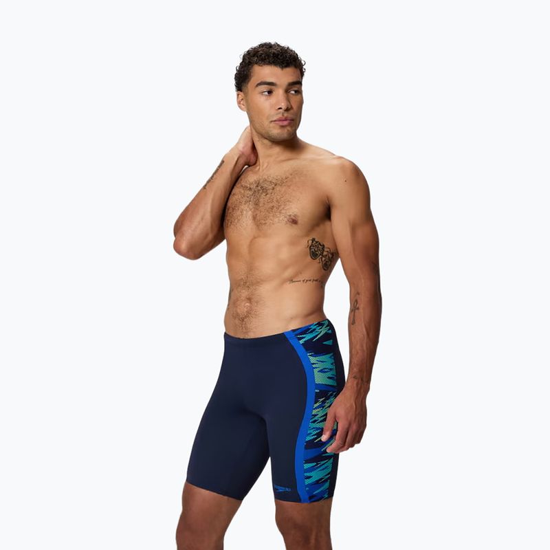 Jammer de înot pentru bărbați Speedo Hyper Boom splice peacoat/deep sapphire 3