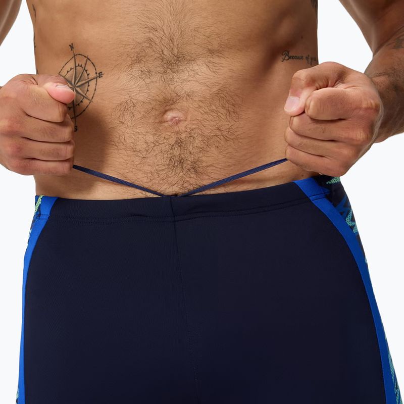 Jammer de înot pentru bărbați Speedo Hyper Boom Splice Mid peacoat/deep sapphire 5
