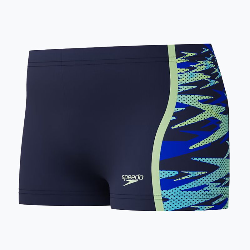 Boxeri de înot Speedo Hyperboom Splice Aquashort peacoat/deep sapphire 3