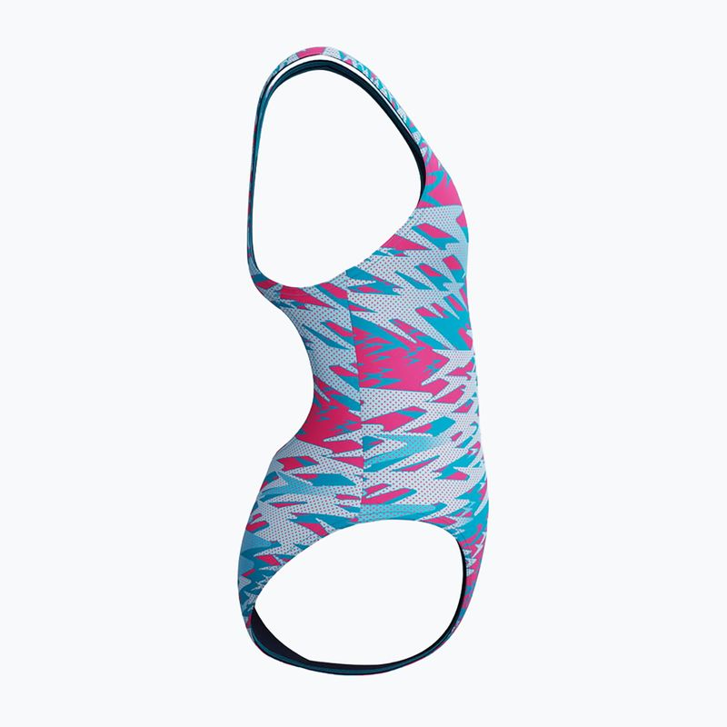 Costum de înot întreg pentru copii Speedo Hyperboom Print Medalist margarita pink 4