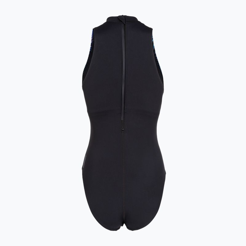 Costum de baie întreg pentru femei Speedo Print Hydrasuit anthracite 2