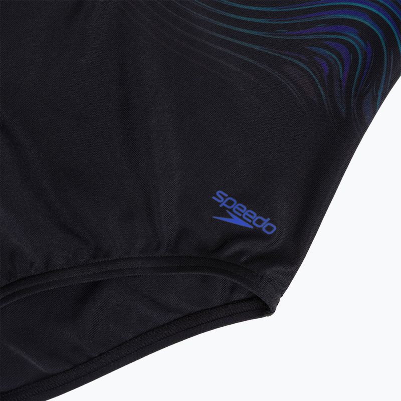 Costum de baie întreg pentru femei Speedo Print Hydrasuit anthracite 3