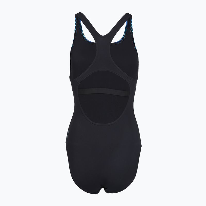 Costum de baie întreg pentru femei Speedo Print Medalist anthracite 2