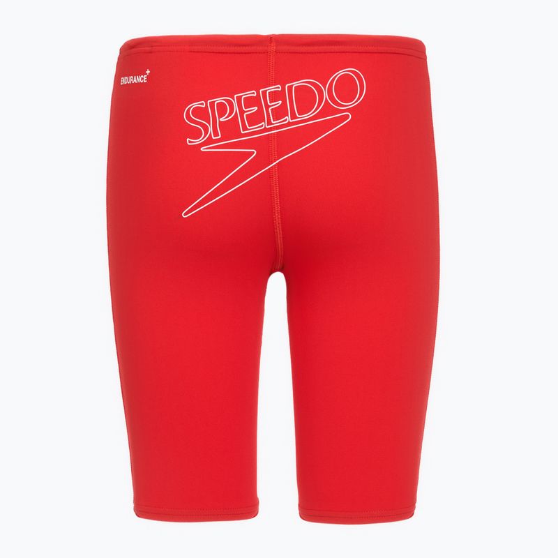 Jammer de înot pentru copii Speedo Endurance+ Logo Jammer high risk red 2