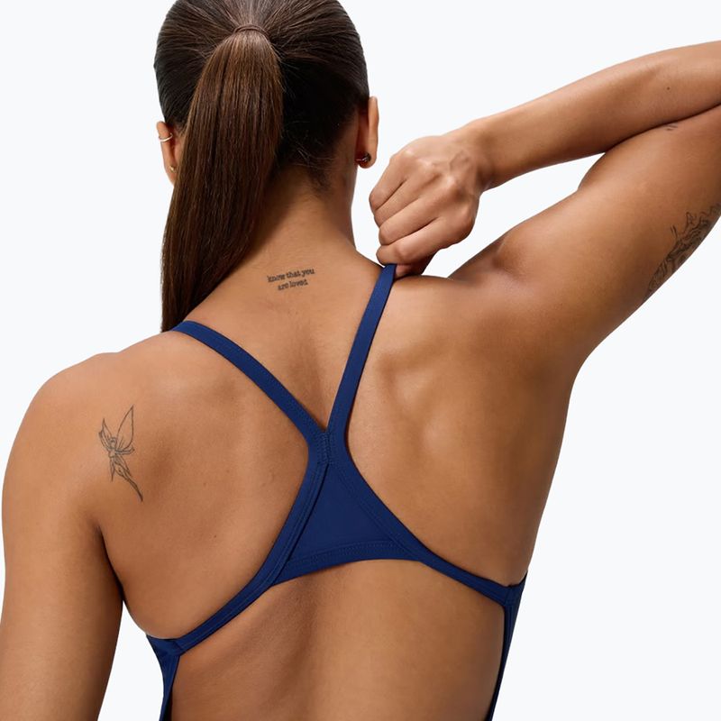 Costum de înot întreg pentru femei Speedo Solid EnduraSoft Turnback team navy 4