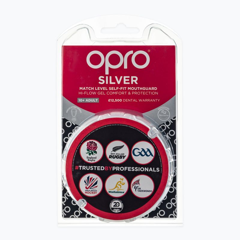 Opro Argint de protecție a maxilarului alb