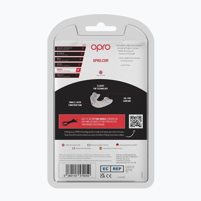 Opro GEN5 protector de maxilar alb 9059-BRONZE 3