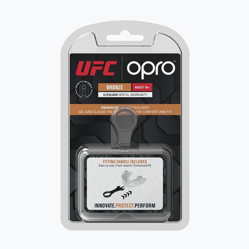 Protector de maxilar Opro UFC Bronze GEN2 alb 2