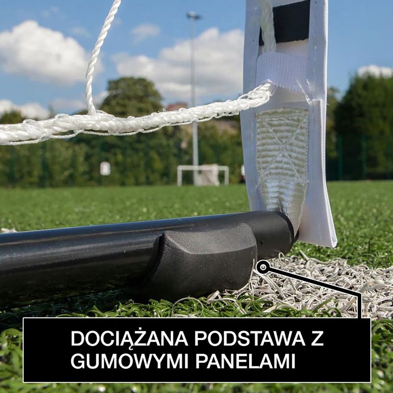 Poartă de fotbal QuickPlay Kickster Elite 300 x 100 cm albă QP1181 6