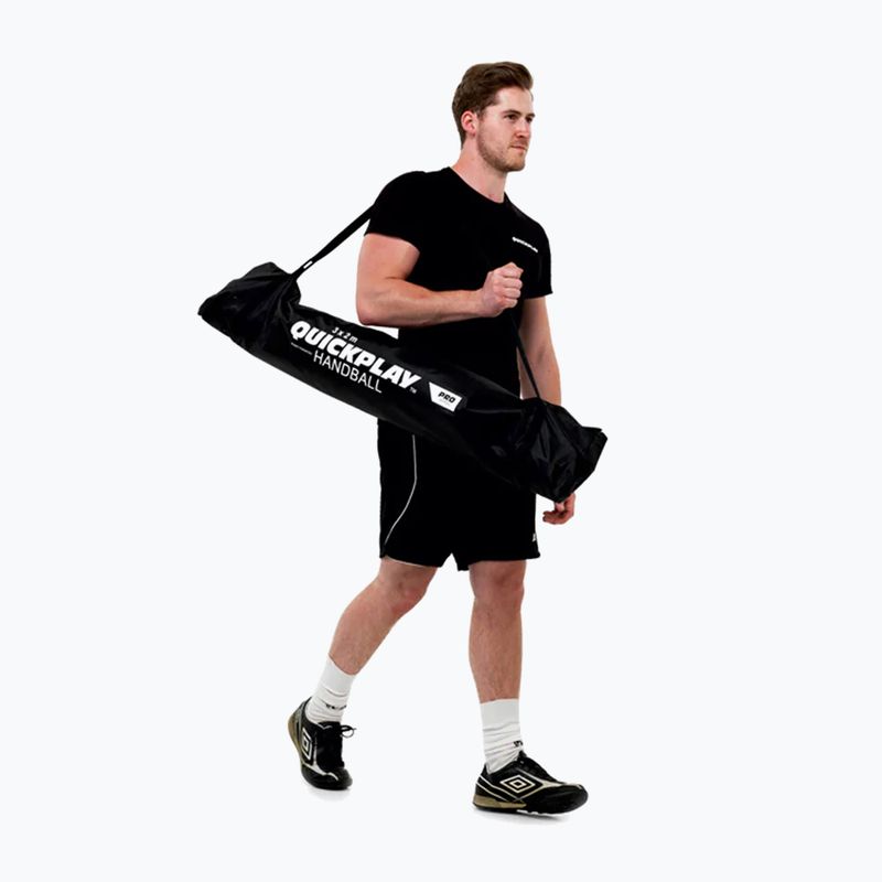 Poartă de handbal Quickplay Handball 240 x 170 cm black/white/red 2