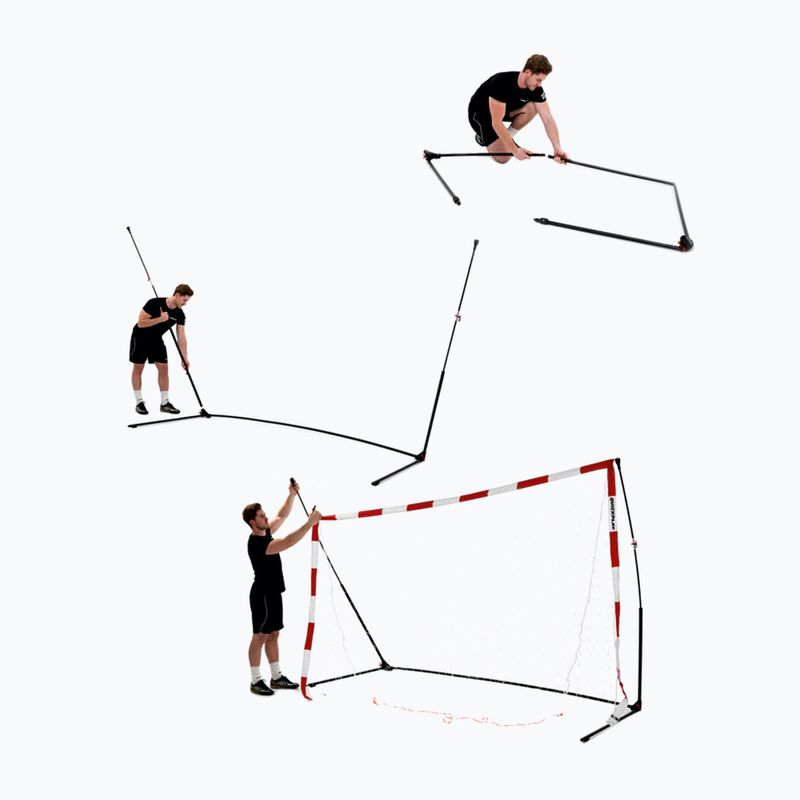 Poartă de handbal Quickplay Handball 240 x 170 cm black/white/red 3