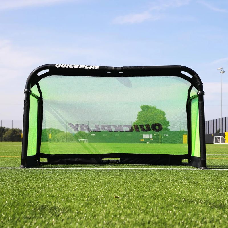 Poartă de fotbal Quickplay Pro Alu Training 150 x 100 cm black/green 2