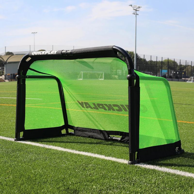 Poartă de fotbal Quickplay Pro Alu Training 180 x 120 cm black/green