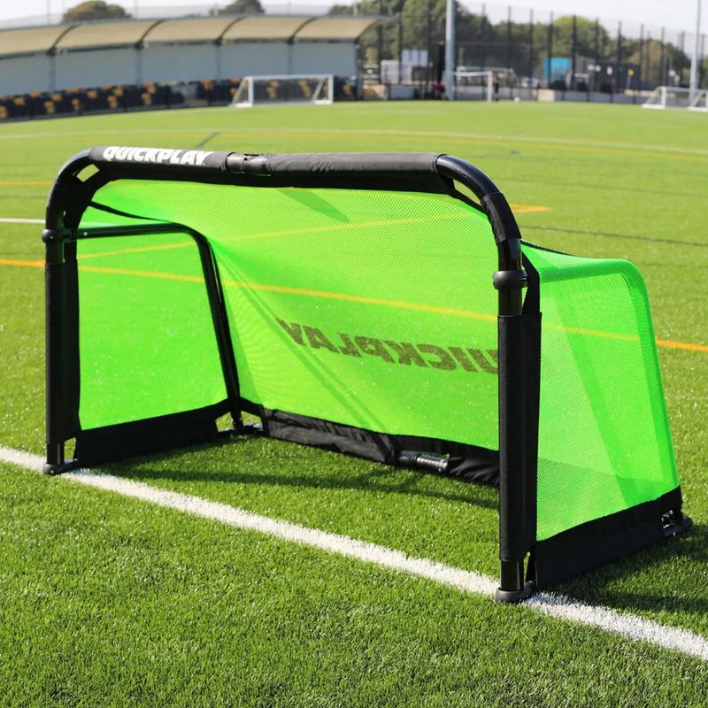 Poartă de fotbal Quickplay Pro Alu Training 180 x 120 cm black/green 2