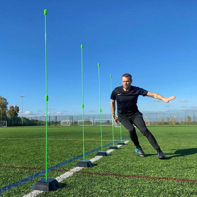 Bețe de antrenament QuickPlay Agility Poles 10 szt. green 4