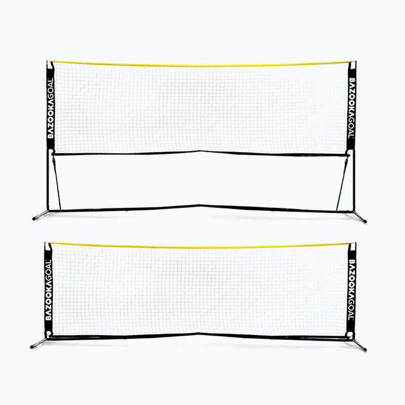 Bazookagoal Plasă de fotbal și tenis 300 x 100/150 cm negru 3267
