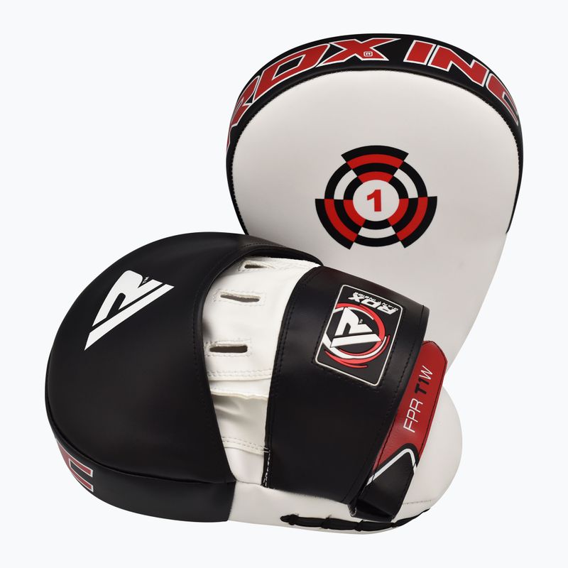 RDX Focus Pad T1 alb/negru discuri de antrenament RDX Focus Pad T1 alb/negru