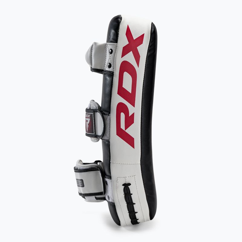 RDX CURVED THAI KICK PAD disc de antrenament alb-negru și alb APR-T1W 2