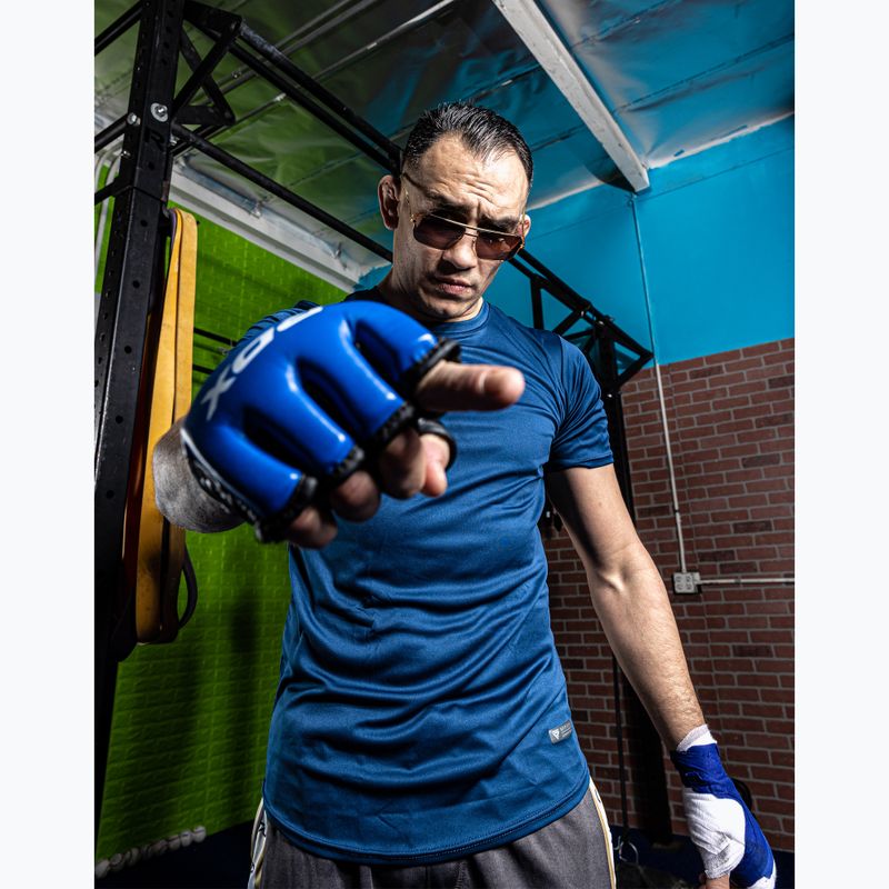 Mănuși de grappling RDX Glove New Model GGRF-12U blue