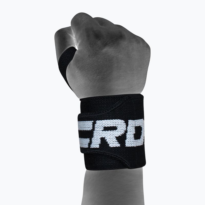 Suport pentru încheietura mâinii RDX Gym Wrist Wrap Pro negru WAH-W2B 4