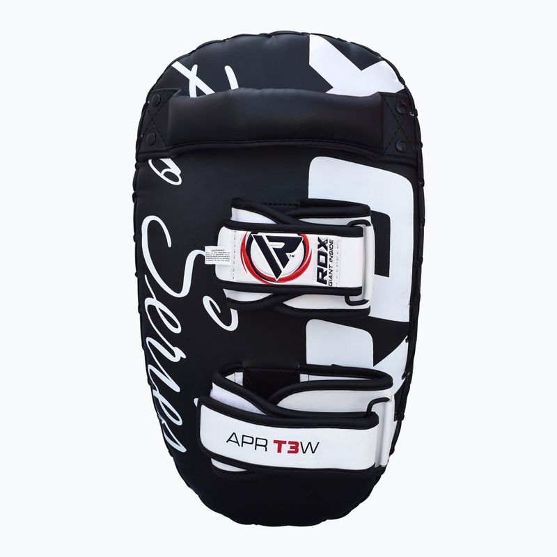 Scut de antrenament RDX T3 Muay Thai Kick Pads white/black 3