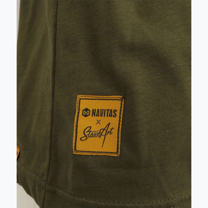 Tricou pentru bărbați Navitas Stannart Shadow Tee green