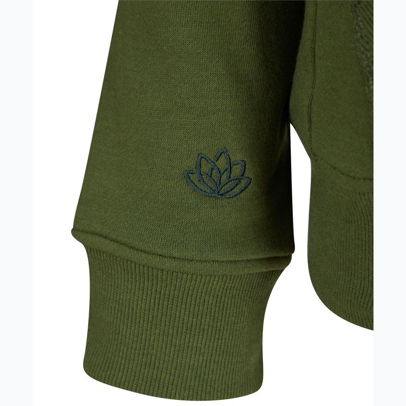 Bluză pentru femei Navitas Lily Sherpa Zip Hoody green