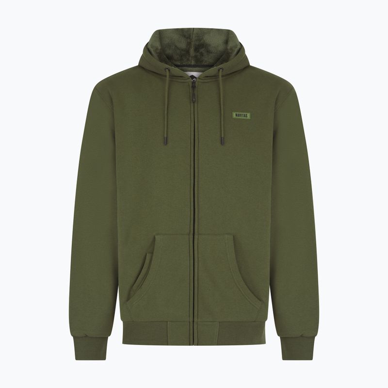 Bluză pentru bărbați Navitas Sherpa Zip Hoody green